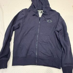Champion Dark Blue Full-Zip Hoodie